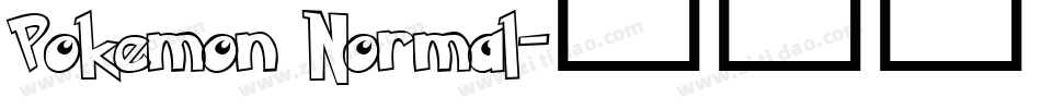 Pokemon Normal字体转换
